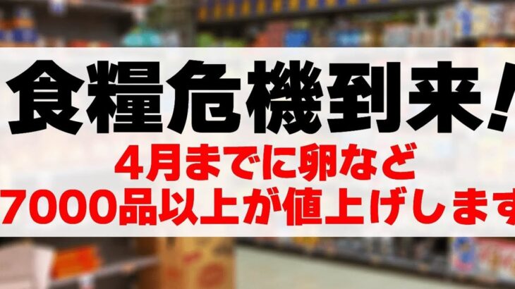 備蓄に敏感な人必見!! もうすぐ買えなくなる備蓄を紹介【2023年4月から7000品以上の値上げ】