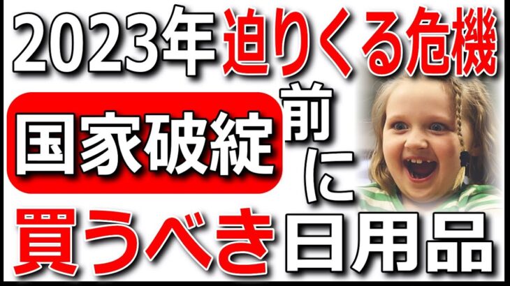 ❌備蓄不可に【2023年】日本破綻前に買うべき備蓄は？【ゆっくり解説】