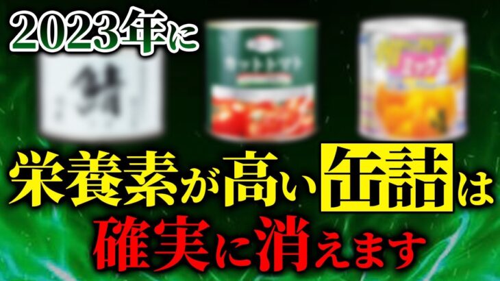 2023年缶詰が消える   今すぐ買ってほしい缶詰TOP5【食料備蓄・最新】