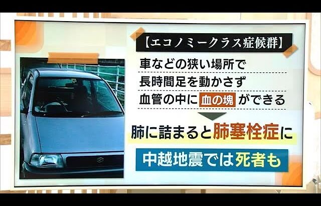 中越地震で注目『エコノミークラス症候群』 “車中泊”での注意点・役立つ防災グッズは?【新潟】 (23/10/20 18:50)