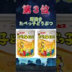 買えば安心！非常食に最適なお菓子トップ５におったまげ！ #shorts