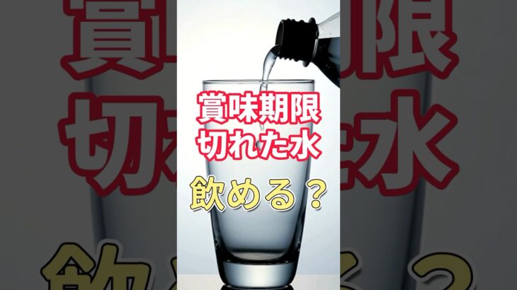 賞味期限切れの保存水は飲める？#防災 #防災グッズ